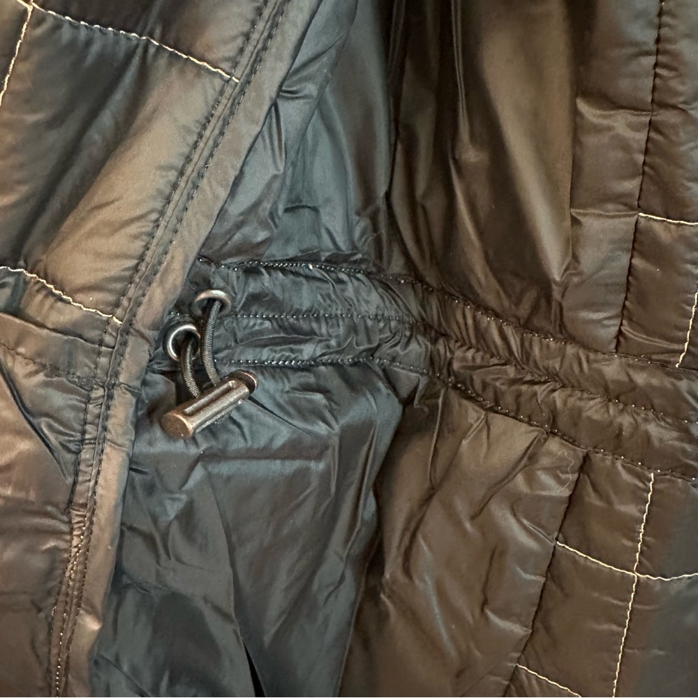 Anatomie Montreal Luxury High Collar Vest SZ M Camel Black - Picture 11 of 14